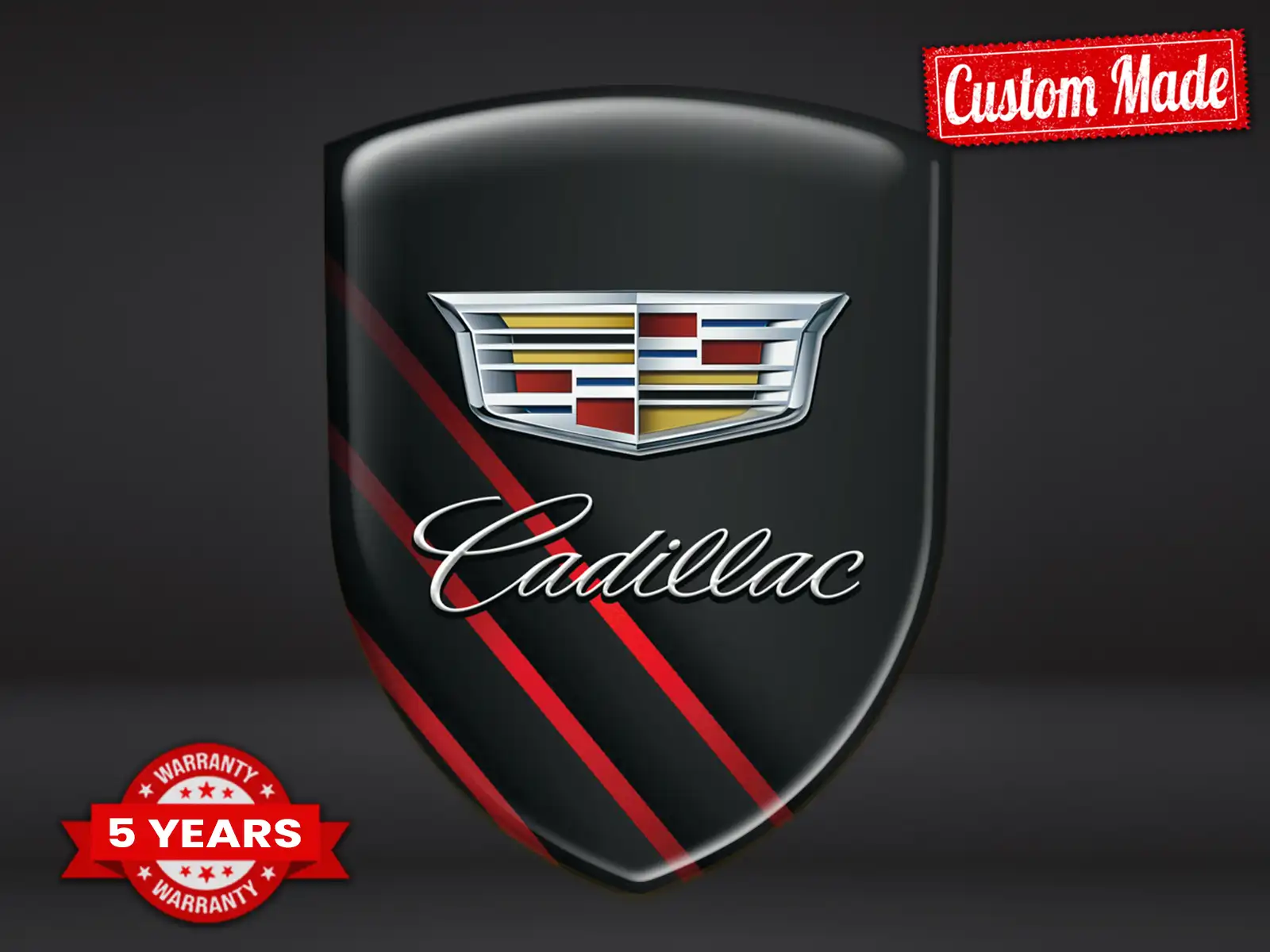 Cadillac Fensteraufkleber Limitiert Edition Robust Auto